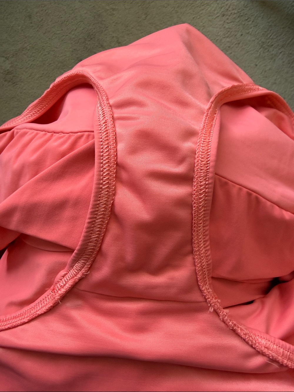 Lands End Coral Women's Plus Size Tummy Control Swim Skirt Sz 20 W - Picture 4 of 5
